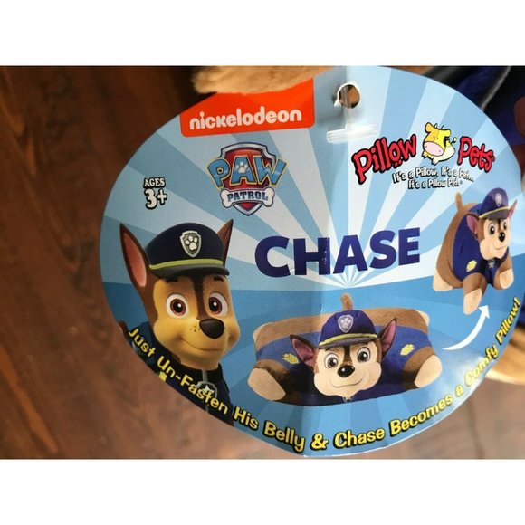 NEW Pillow Pet Paw Patrol Dog "Chase" 16" Blue - Picture 12 of 12